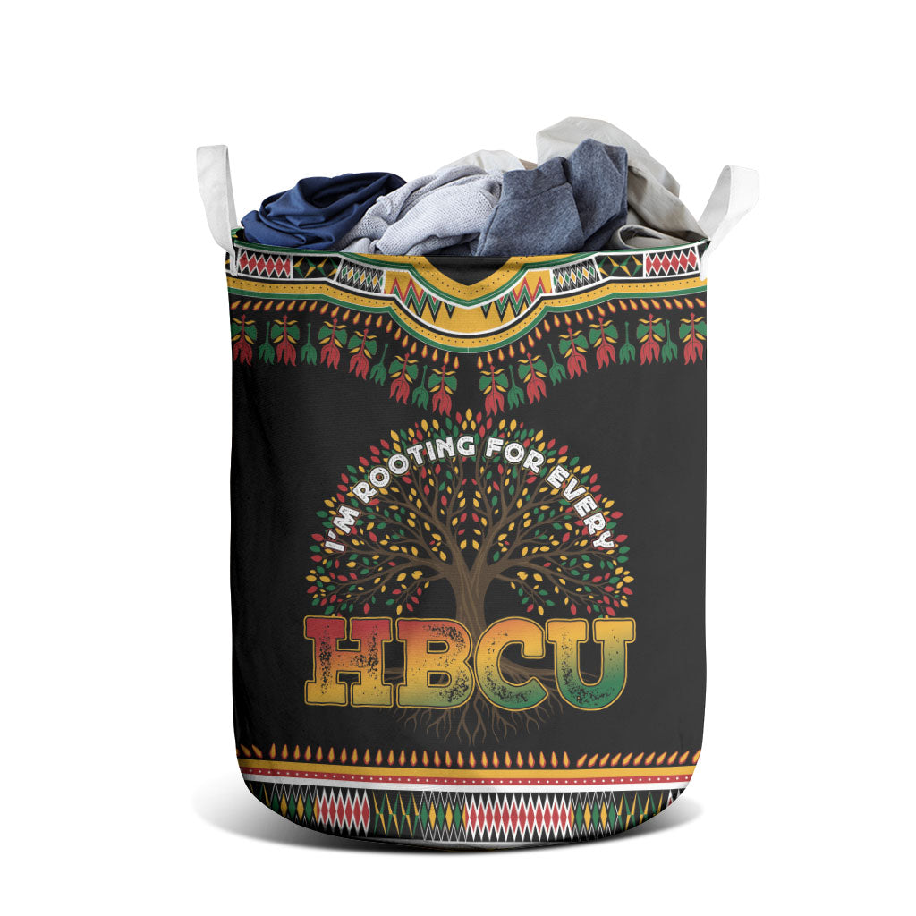 I'm Rooting For Every HBCU Dashiki Style Laundry Basket