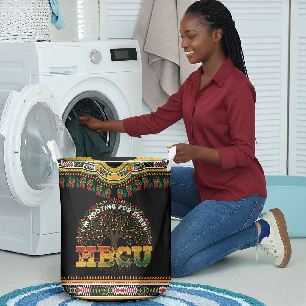I'm Rooting For Every HBCU Dashiki Style Laundry Basket