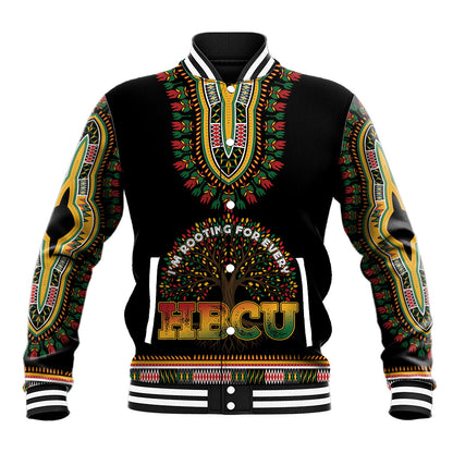 I'm Rooting For Every HBCU Dashiki Style Baseball Jacket