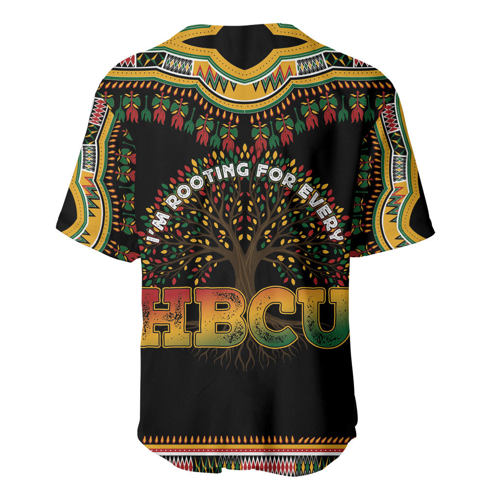I'm Rooting For Every HBCU Dashiki Style Baseball Jersey