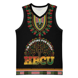 I'm Rooting For Every HBCU Dashiki Style Basketball Jersey