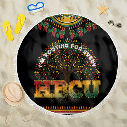 I'm Rooting For Every HBCU Dashiki Style Beach Blanket