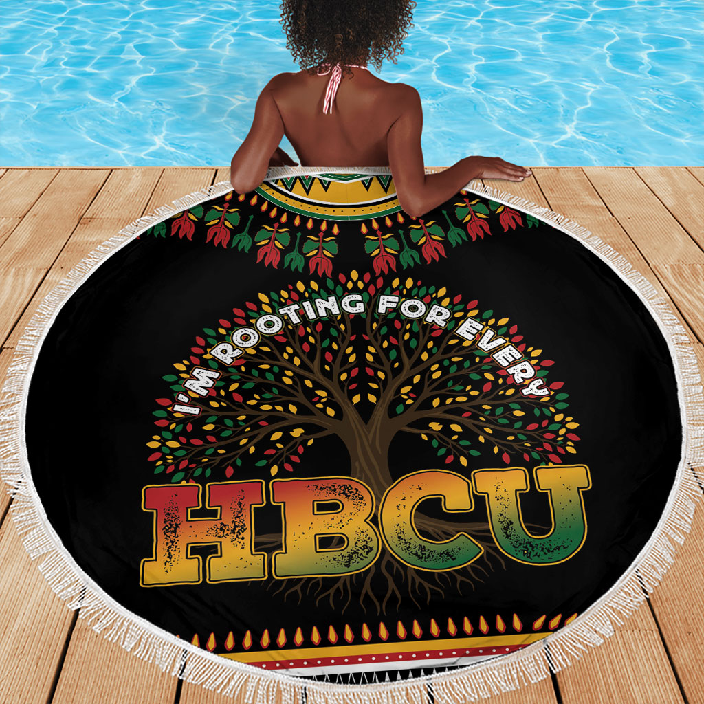I'm Rooting For Every HBCU Dashiki Style Beach Blanket
