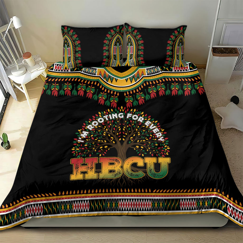 I'm Rooting For Every HBCU Dashiki Style Bedding Set