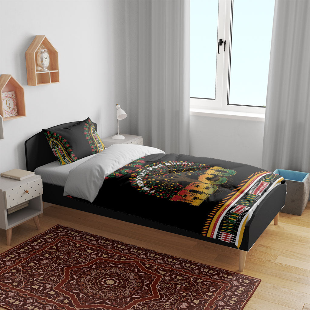 I'm Rooting For Every HBCU Dashiki Style Bedding Set