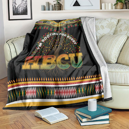 I'm Rooting For Every HBCU Dashiki Style Blanket