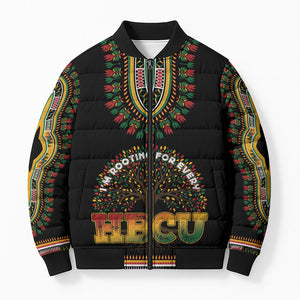 I'm Rooting For Every HBCU Dashiki Style Bomber Puffer Jacket