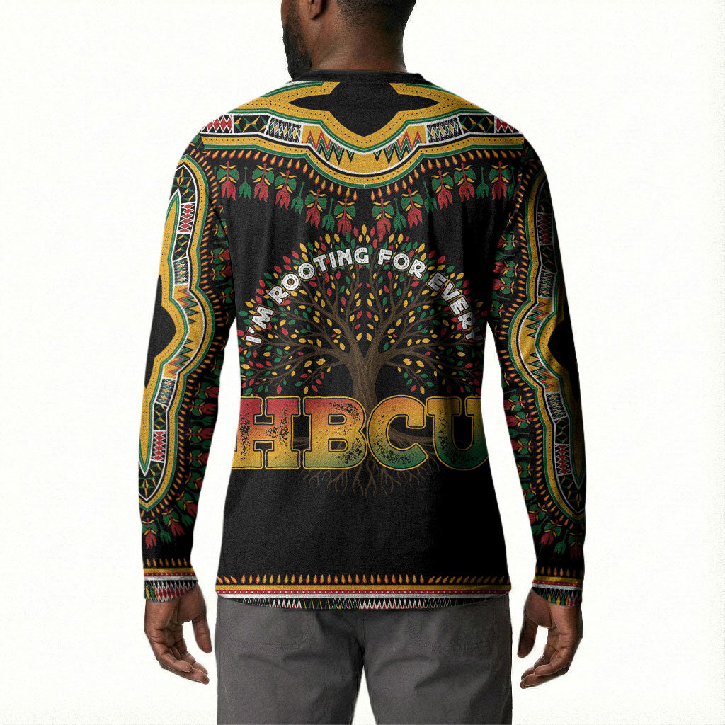 I'm Rooting For Every HBCU Dashiki Style Button Sweatshirt