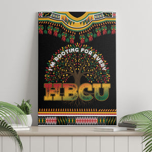 I'm Rooting For Every HBCU Dashiki Style Canvas Wall Art