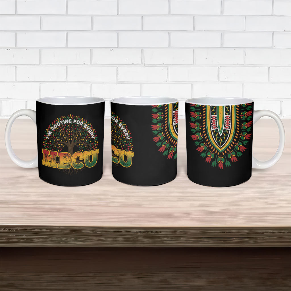 I'm Rooting For Every HBCU Dashiki Style Ceramic Mug
