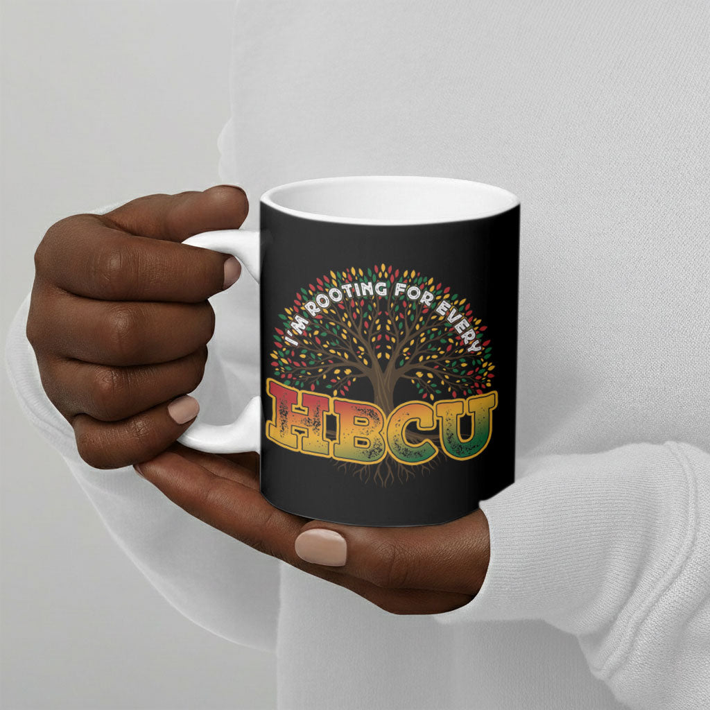 I'm Rooting For Every HBCU Dashiki Style Ceramic Mug
