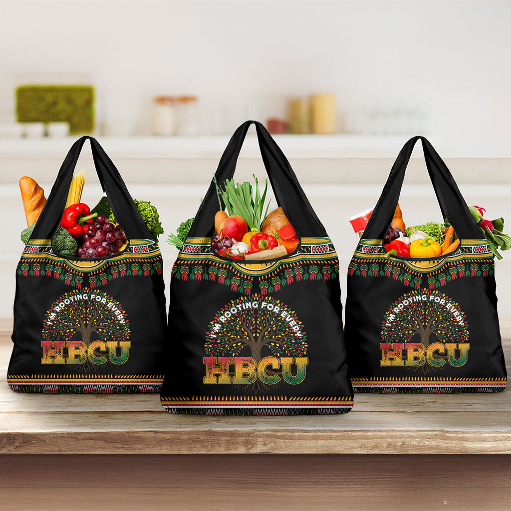I'm Rooting For Every HBCU Dashiki Style Grocery Bag