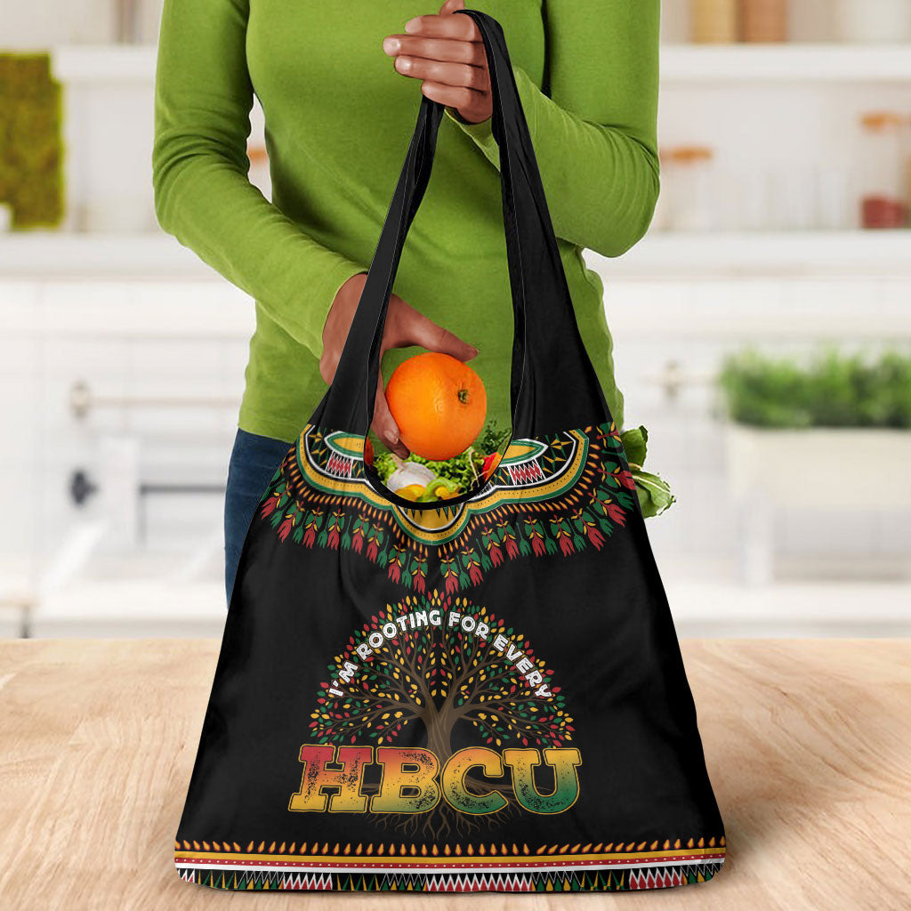 I'm Rooting For Every HBCU Dashiki Style Grocery Bag