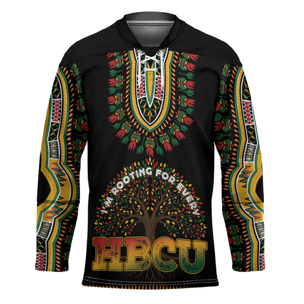 I'm Rooting For Every HBCU Dashiki Style Hockey Jersey