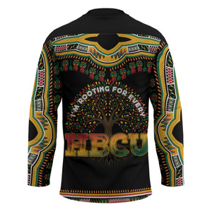 I'm Rooting For Every HBCU Dashiki Style Hockey Jersey