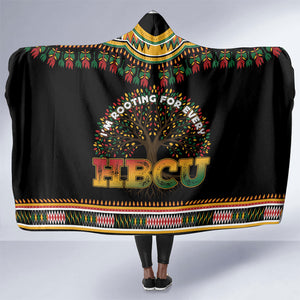 I'm Rooting For Every HBCU Dashiki Style Hooded Blanket
