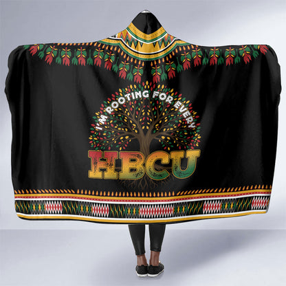 I'm Rooting For Every HBCU Dashiki Style Hooded Blanket