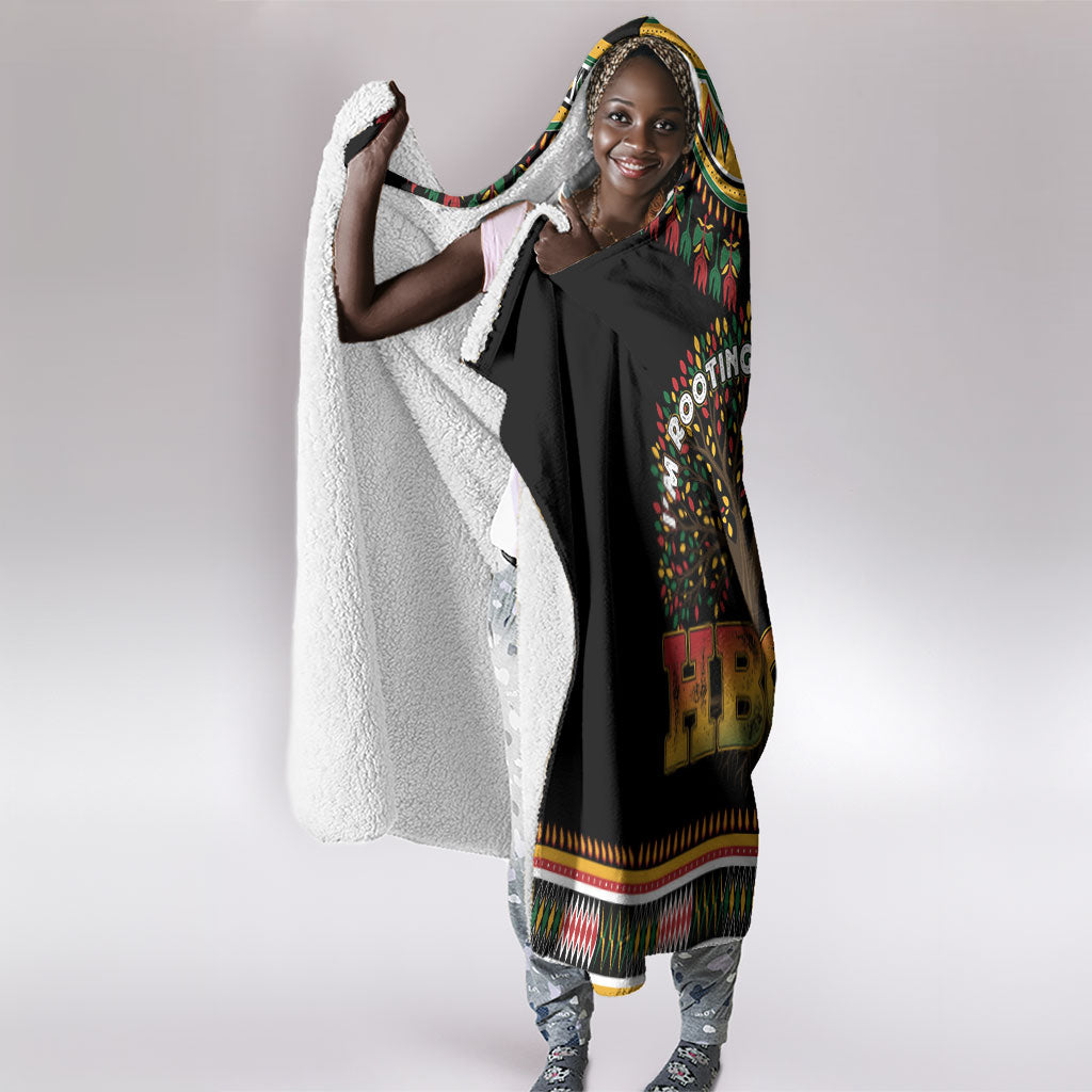 I'm Rooting For Every HBCU Dashiki Style Hooded Blanket