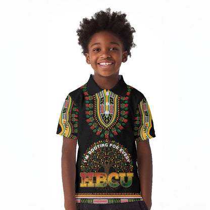 I'm Rooting For Every HBCU Dashiki Style Kid Polo Shirt