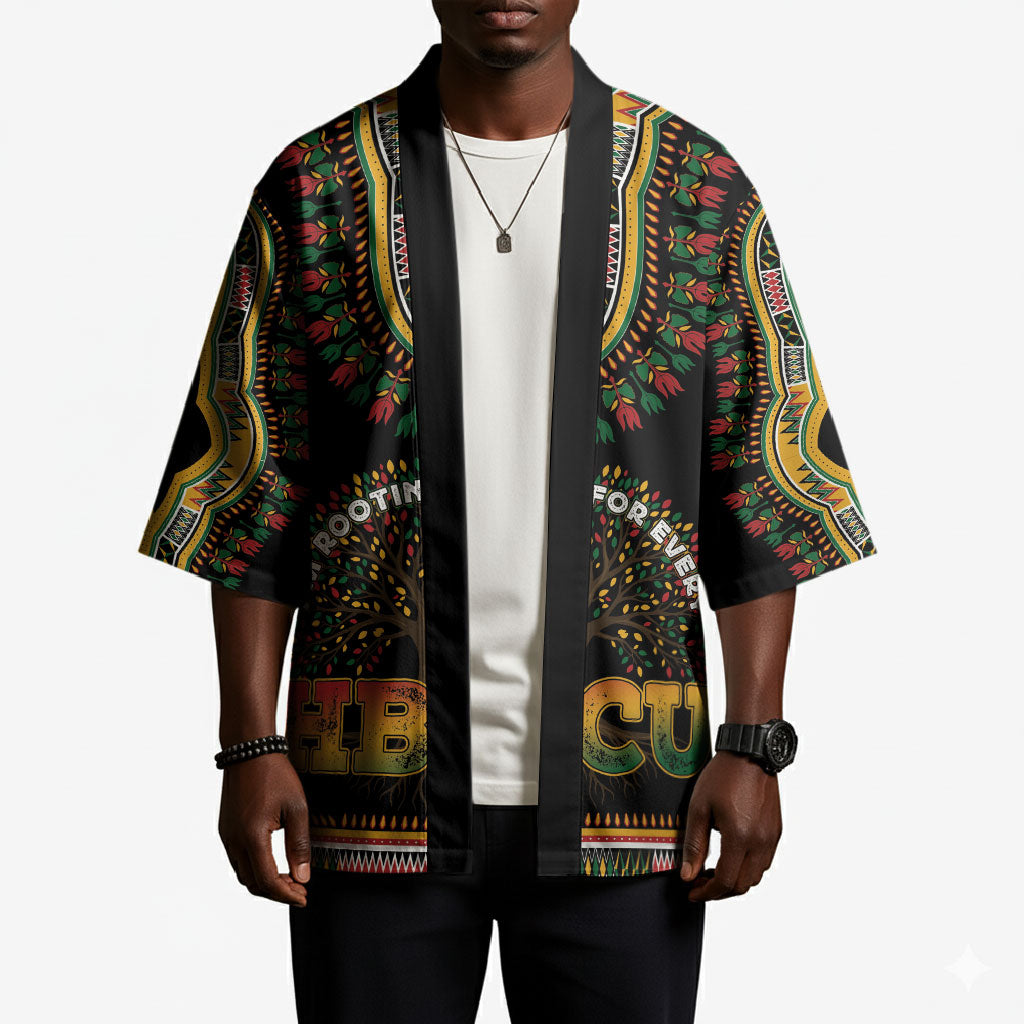 I'm Rooting For Every HBCU Dashiki Style Kimono