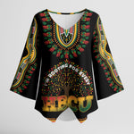I'm Rooting For Every HBCU Dashiki Style Kimono Sleeve Blouse