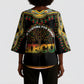 I'm Rooting For Every HBCU Dashiki Style Kimono Sleeve Blouse