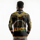 I'm Rooting For Every HBCU Dashiki Style Long Sleeve Polo Shirt