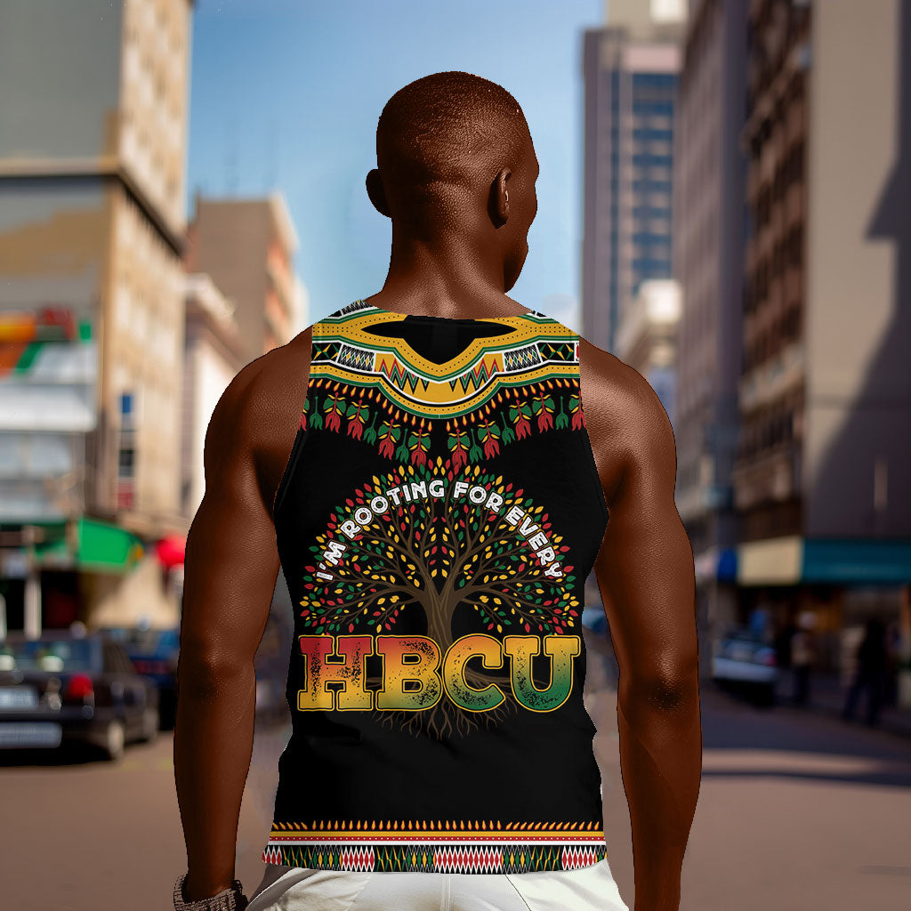 I'm Rooting For Every HBCU Dashiki Style Men Tank Top