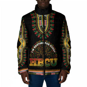 I'm Rooting For Every HBCU Dashiki Style Padded Jacket