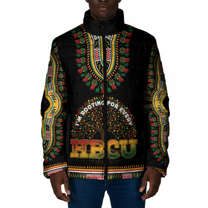 I'm Rooting For Every HBCU Dashiki Style Padded Jacket