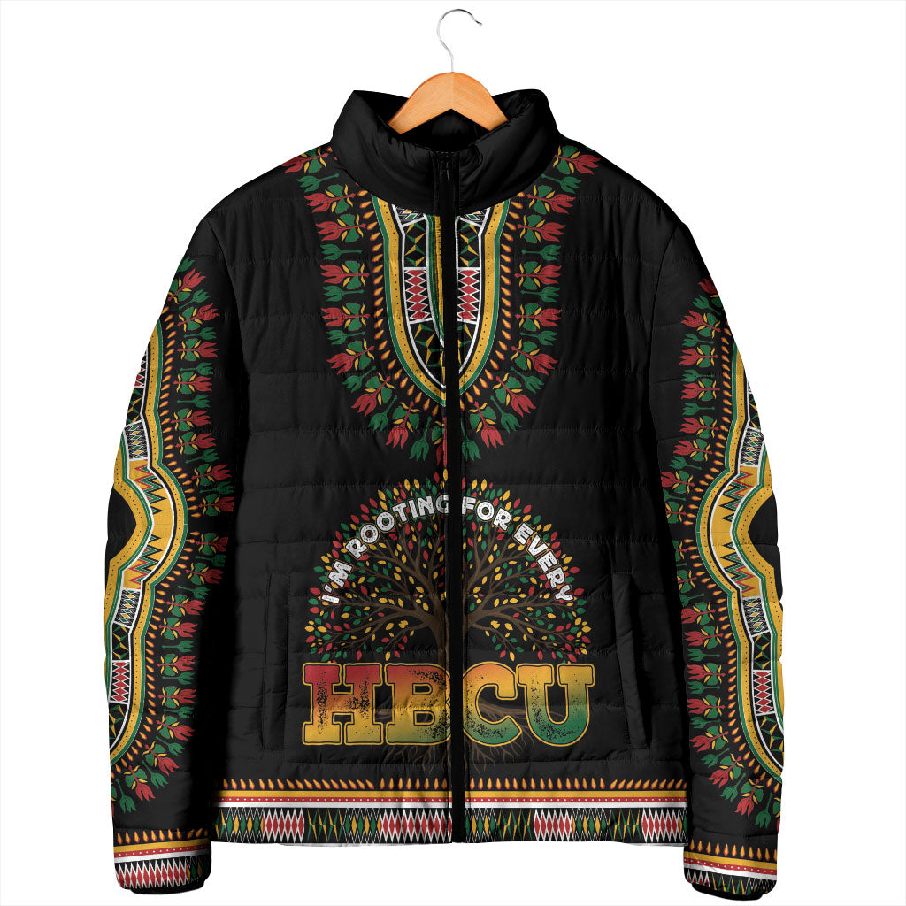 I'm Rooting For Every HBCU Dashiki Style Padded Jacket