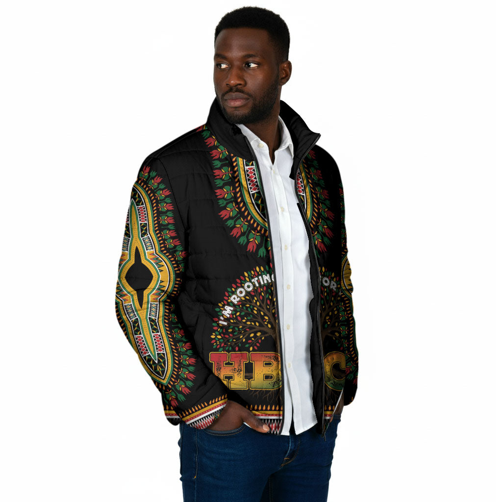 I'm Rooting For Every HBCU Dashiki Style Padded Jacket