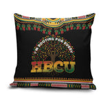 I'm Rooting For Every HBCU Dashiki Style Pillow Cover