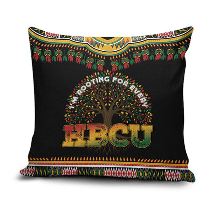 I'm Rooting For Every HBCU Dashiki Style Pillow Cover