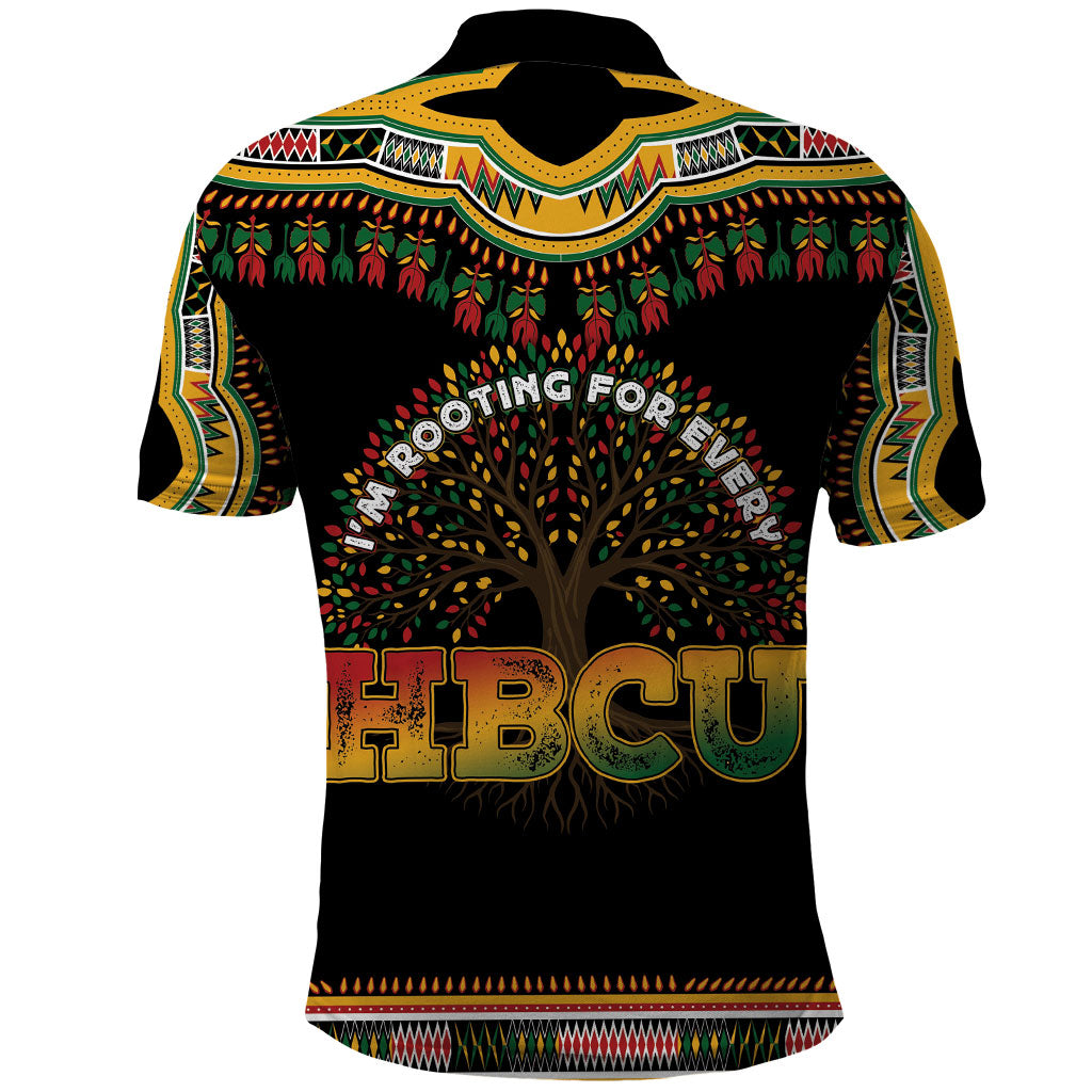 I'm Rooting For Every HBCU Dashiki Style Polo Shirt