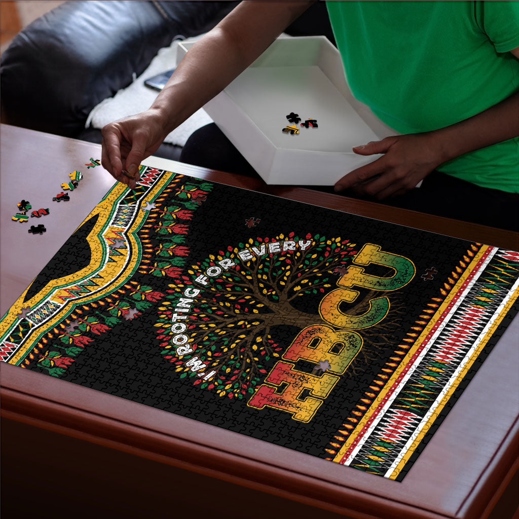 I'm Rooting For Every HBCU Dashiki Style Puzzle