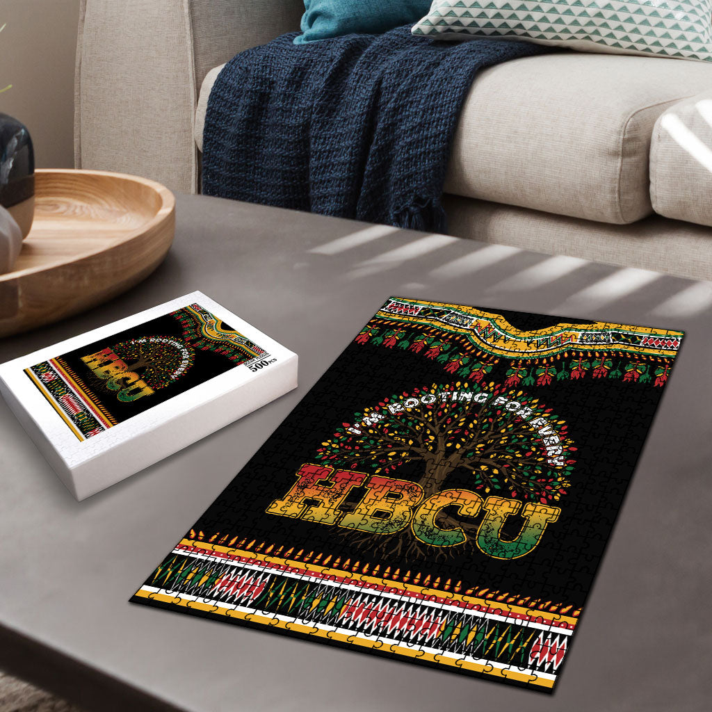 I'm Rooting For Every HBCU Dashiki Style Puzzle