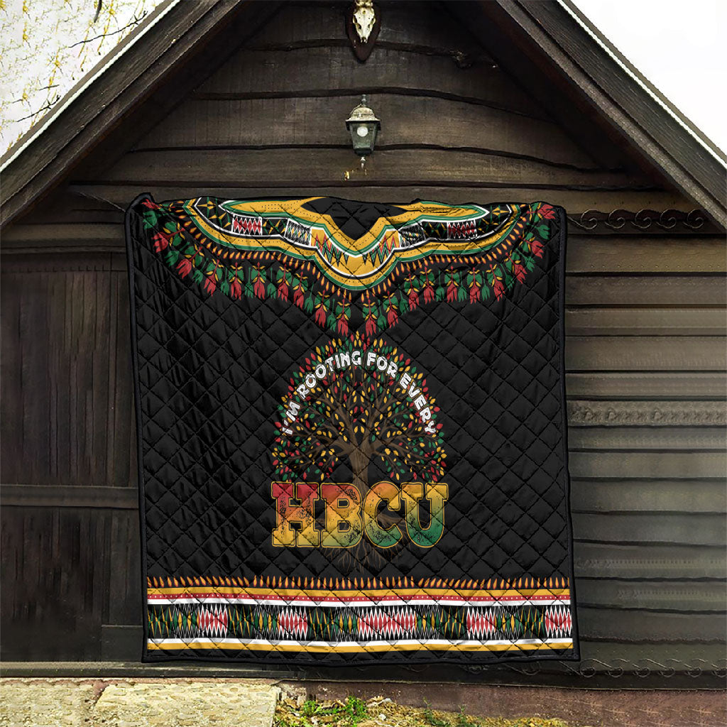 I'm Rooting For Every HBCU Dashiki Style Quilt
