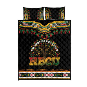 I'm Rooting For Every HBCU Dashiki Style Quilt Bed Set