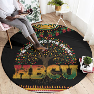I'm Rooting For Every HBCU Dashiki Style Round Carpet