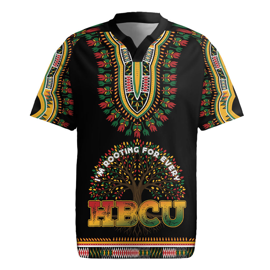 I'm Rooting For Every HBCU Dashiki Style Rugby Jersey