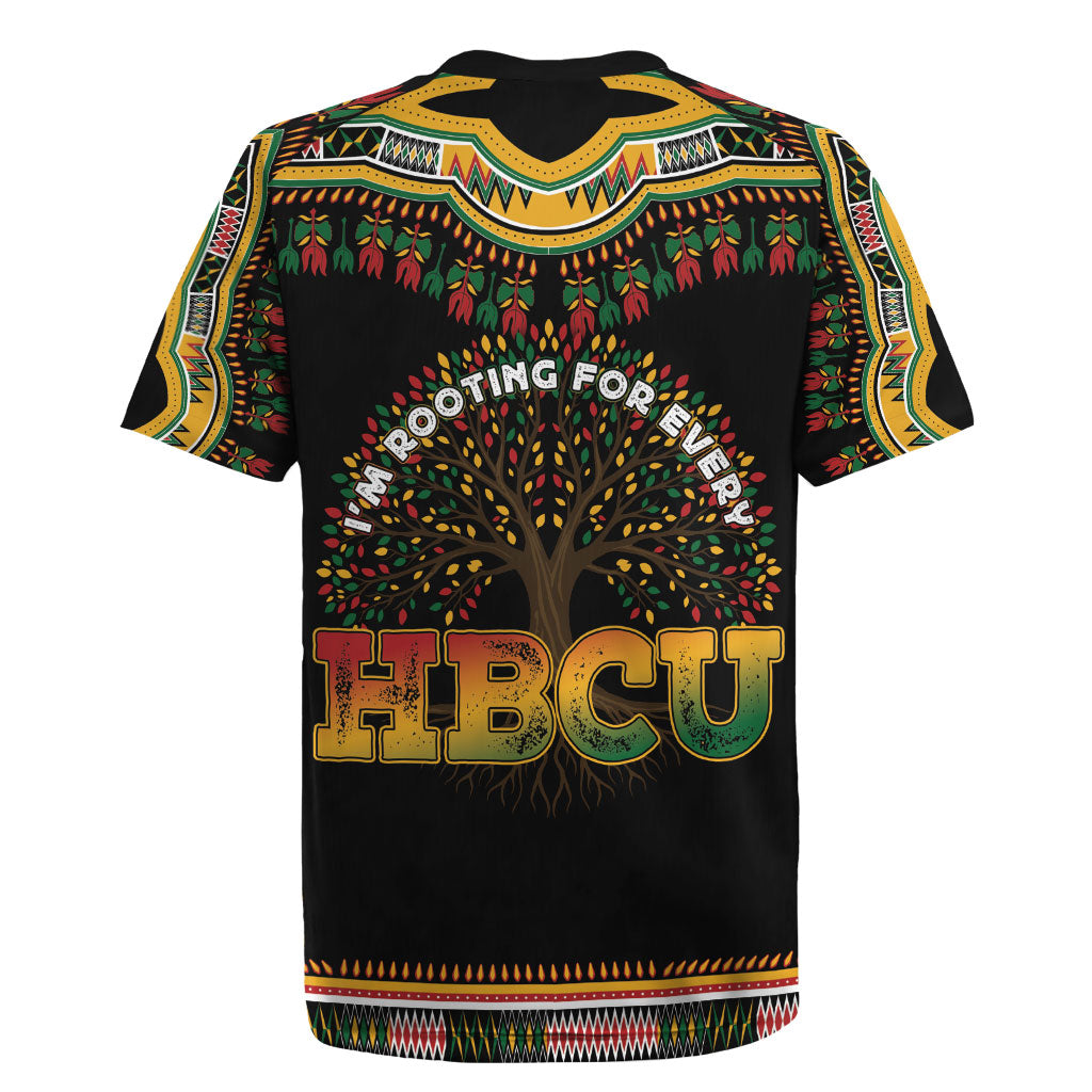 I'm Rooting For Every HBCU Dashiki Style Rugby Jersey