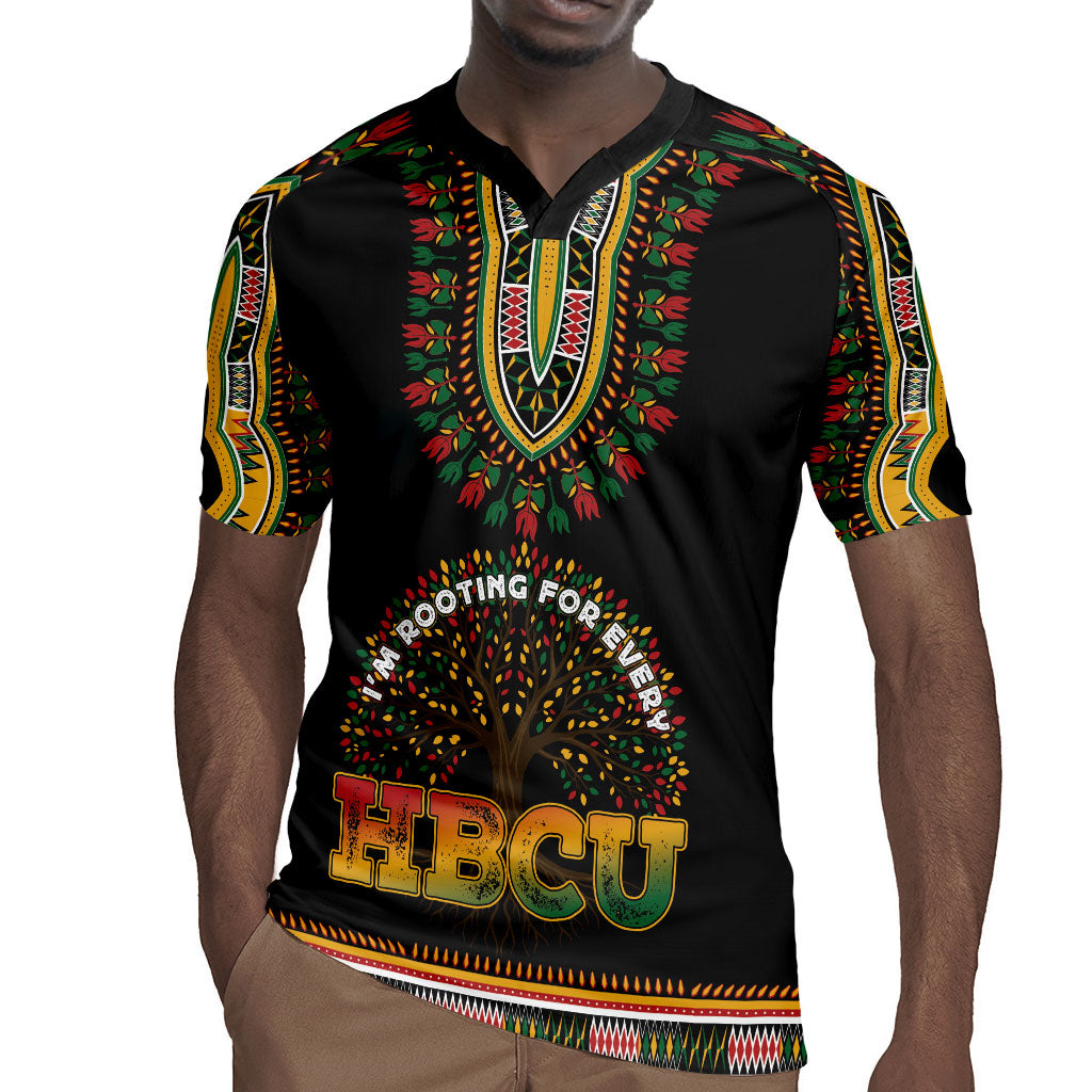I'm Rooting For Every HBCU Dashiki Style Rugby Jersey