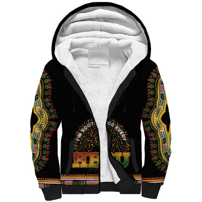 I'm Rooting For Every HBCU Dashiki Style Sherpa Hoodie