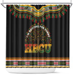I'm Rooting For Every HBCU Dashiki Style Shower Curtain