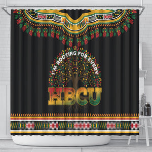 I'm Rooting For Every HBCU Dashiki Style Shower Curtain