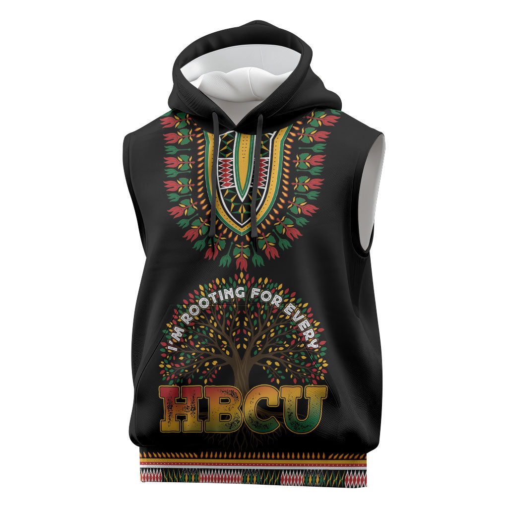 I'm Rooting For Every HBCU Dashiki Style Sleeveless Hoodie