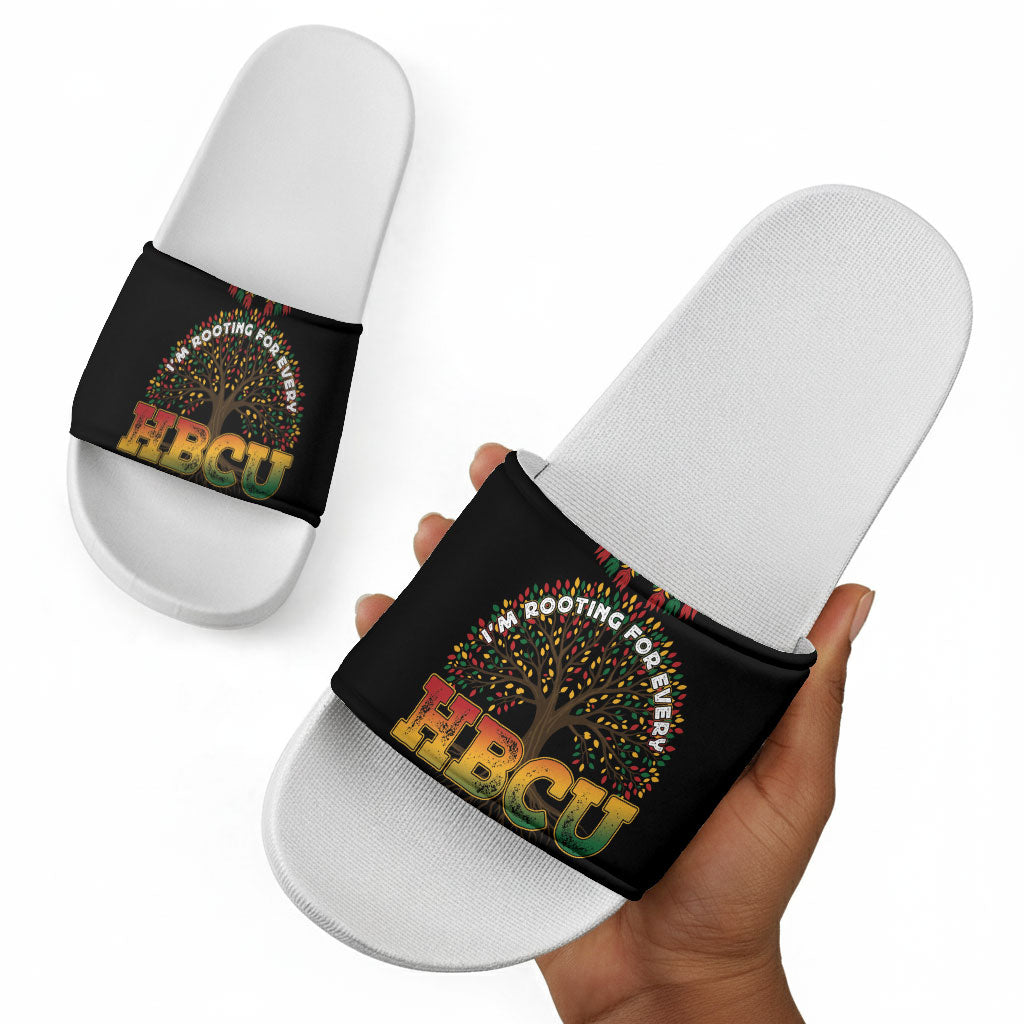 I'm Rooting For Every HBCU Dashiki Style Slide Sandals