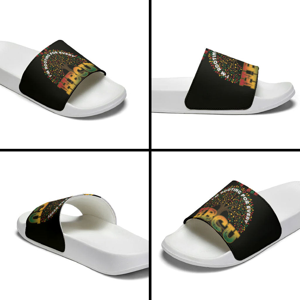 I'm Rooting For Every HBCU Dashiki Style Slide Sandals