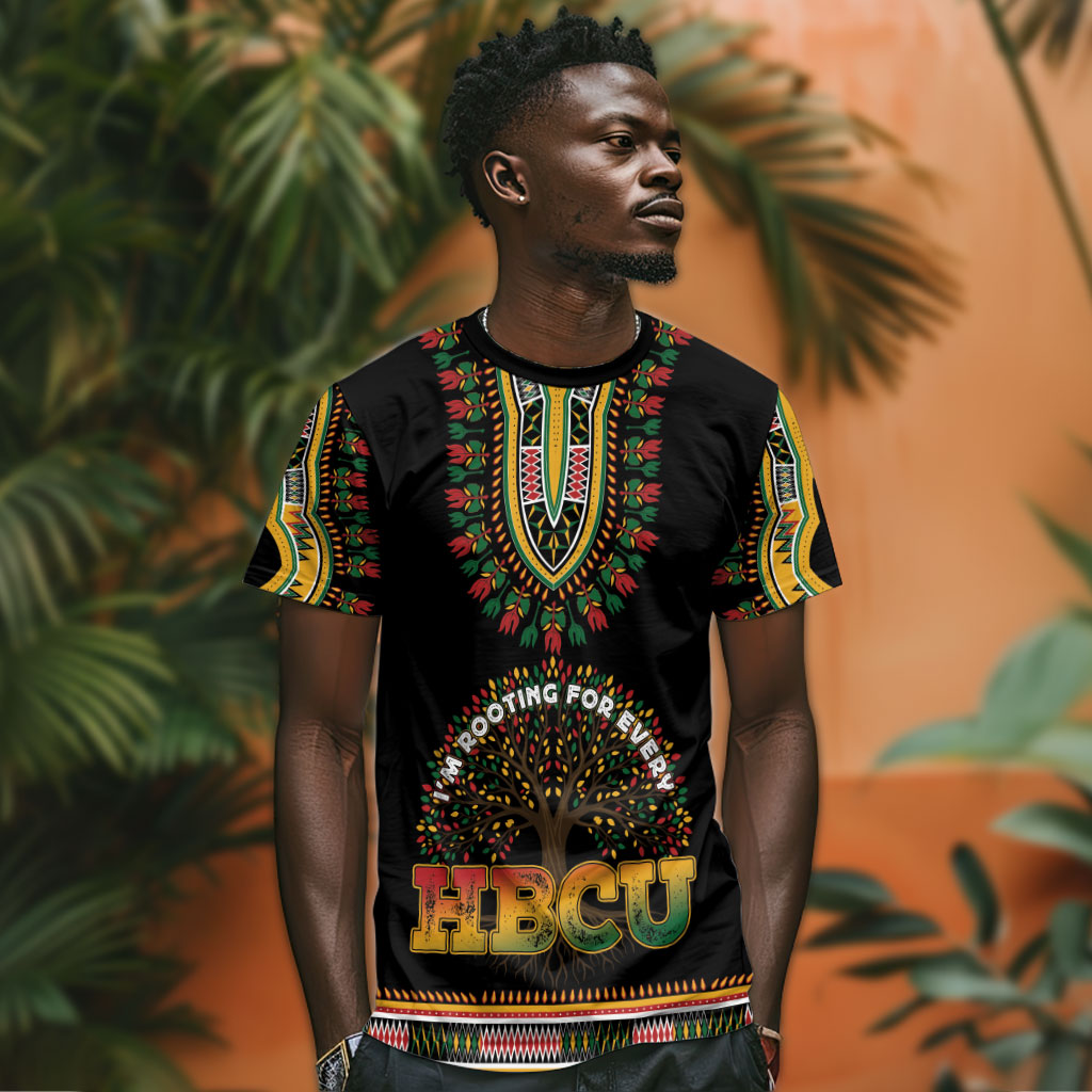 I'm Rooting For Every HBCU Dashiki Style T shirt